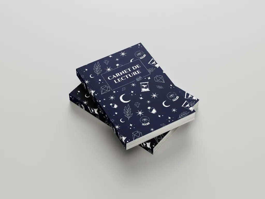 Carnet de lecture - Bleu